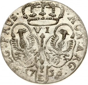 Prussia 6 Groscher 1756 E