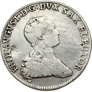 Saxony 2/3 Taler 1768 EDC