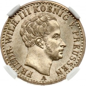 Prusko 1/6 tolar 1826 A NGC MS 62 JEN JEDINÁ MINCE VE VYŠŠÍM STUPEŇI