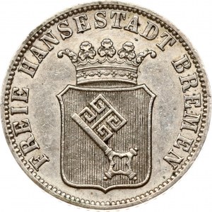 Nemecko Brémy 12 Grote 1859