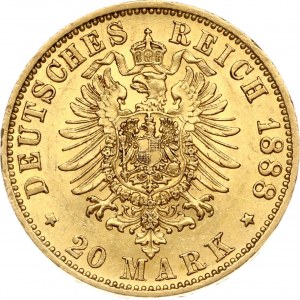 Preußen 20 Mark 1888 A