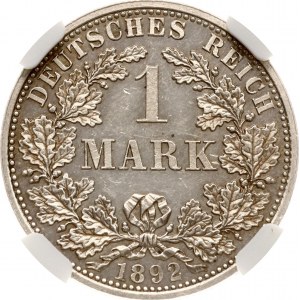 Německo 1 marka 1892 A NGC PF 62 CAMEO