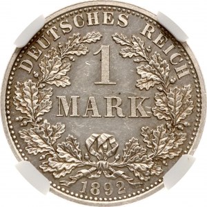 Allemagne 1 Mark 1892 A NGC PF 62 CAMEO