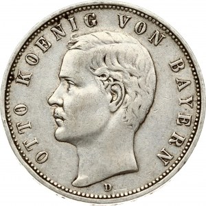 Bavaria 5 Mark 1898 D