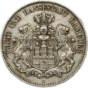 Hamburg 5 Mark 1901 J