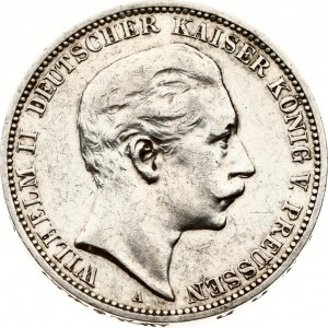 Nemecko Prusko 3 marky 1910 A
