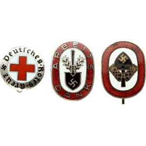 Nemecko Lot of 3 Badge (1938)