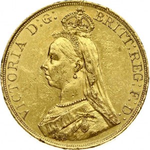Great Britain 5 Pounds 1887
