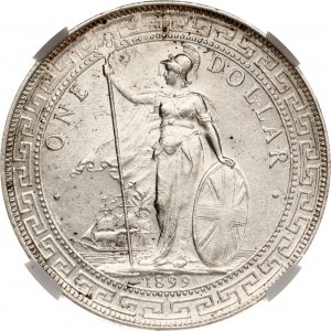 Großbritannien Trade Dollar 1899 B NGC MS 61