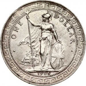 Great Britain Dollar 1908 B