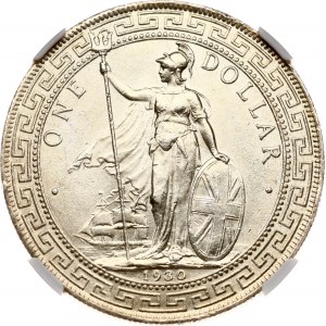 Großbritannien Trade Dollar 1930 NGC MS 62