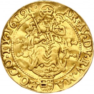 Maďarsko Goldgulden 1619 K-B