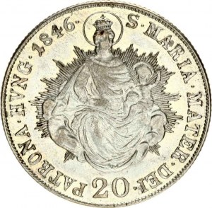 Ungarn 20 Kreuzer 1846 B