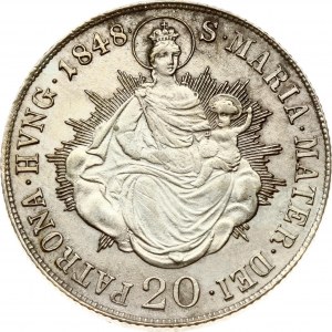 Hungary 20 Kreuzer 1848 B