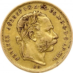 Hungary 20 Francs / 8 Forint 1875 KB