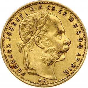 Hongrie 20 Francs / 8 Forint 1885 KB
