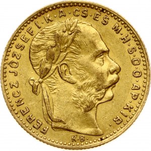 Hungary 20 Francs / 8 Forint 1886 KB