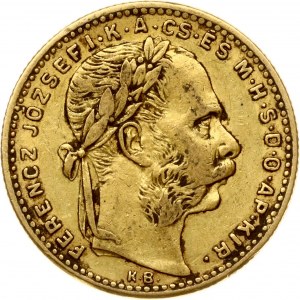 Hungary 20 Francs / 8 Forint 1888 KB
