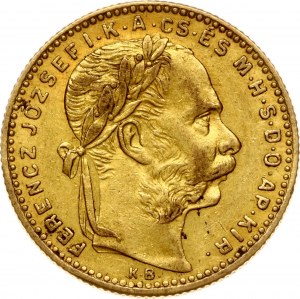 Hungary 20 Francs / 8 Forint 1889 KB