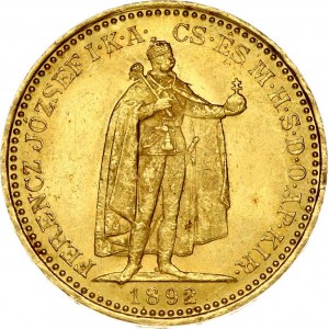 Ungheria 20 Korona 1892 KB