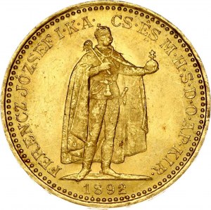 Ungarn 20 Korona 1892 KB
