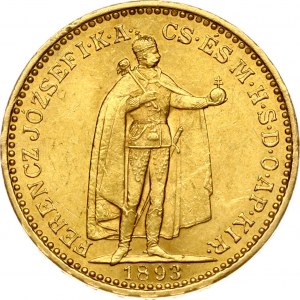 Ungheria 20 Korona 1893 KB