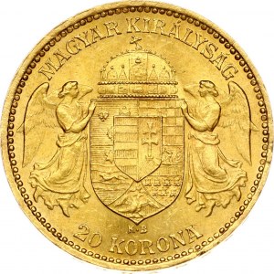 Węgry 20 Korona 1893 KB