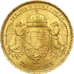 Hungary 20 Korona 1895 KB