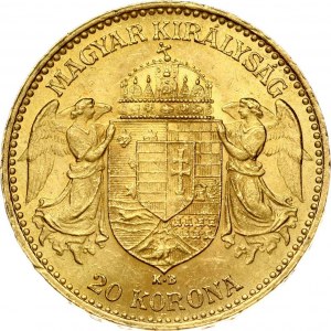 Ungheria 20 Korona 1895 KB
