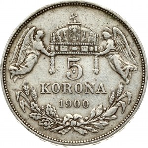 Ungarn 5 Korona 1900 KB