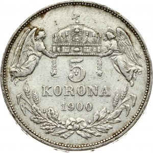 Maďarsko 5 Korona 1900 KB