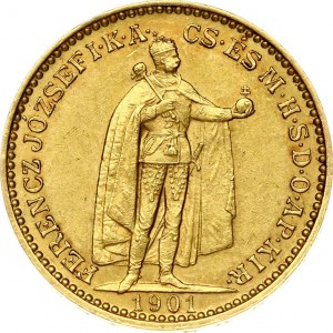 Maďarsko 20 Korona 1901 KB