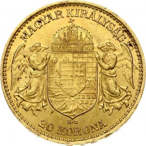 Węgry 20 Korona 1905 KB