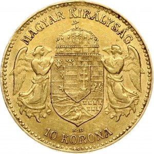 Maďarsko 10 Korona 1906 KB