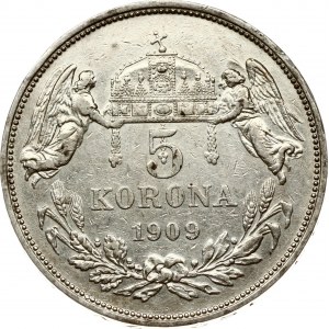 Hungary 5 Korona 1909 KB