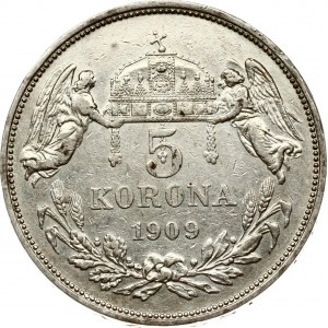 Hongrie 5 Korona 1909 KB