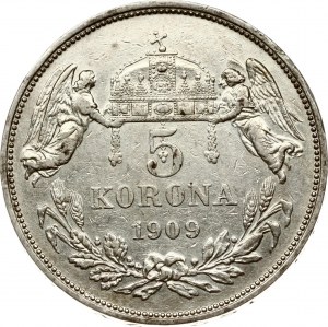 Hungary 5 Korona 1909 KB