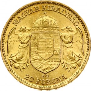 Ungarn 20 Korona 1915 KB