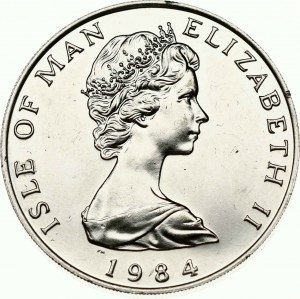 Isle of Man 1 Noble 1984 Platinum