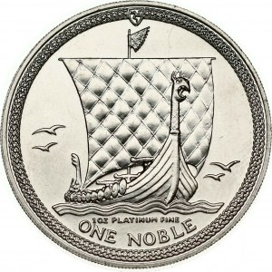 Isle of Man 1 Noble 1984 Platinum