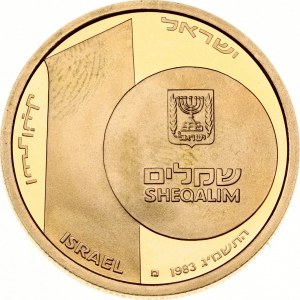 Izrael 10 šekalim 5743 (1983) Den nezávislosti