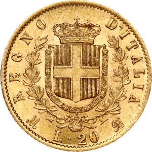 Italien 20 Lire 1872 M BN
