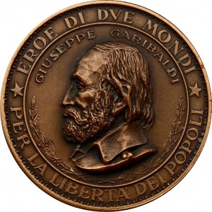 Taliansko Medaila 1966 Garibaldi