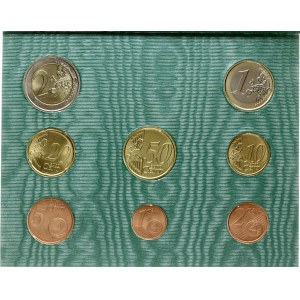 Italie Cité du Vatican 1 Euro Cent - 2 Euro 2010 Lot de 8 pièces