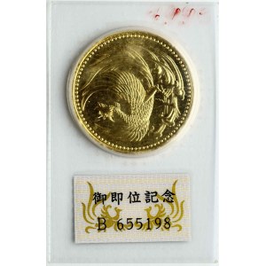 Japonsko 100 000 jenov 2 (1990) Intronizácia cisára Heiseia
