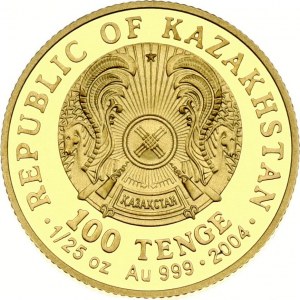 Kazakistan 100 Tenge 2004 Antico Turkestan