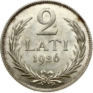 Lettonie 2 Lati 1926