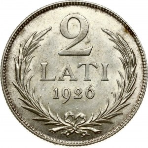 Lettonie 2 Lati 1926