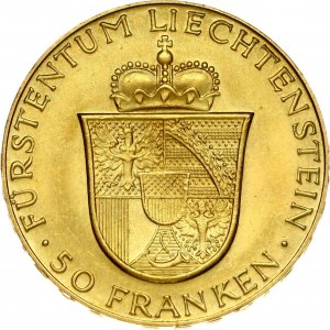 Liechtenstein 50 Franken 1956