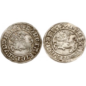Lituania Polgrosz 1509 e 1510 Vilnius Lotto di 2 monete